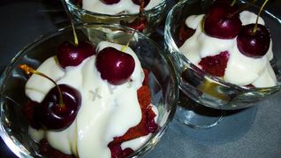 Рецепт Шоколадный Панчо с вишней