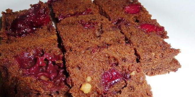 Рецепт шоколадный панчо с вишней