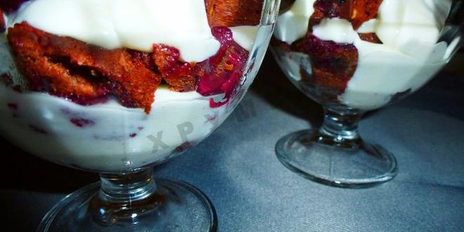 Рецепт шоколадный панчо с вишней