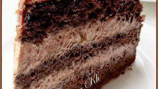 Рецепт Шоколадный шифоновый торт