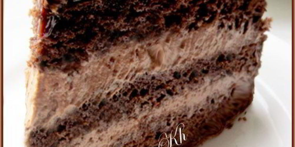 Как приготовить шоколадный шифоновый торт