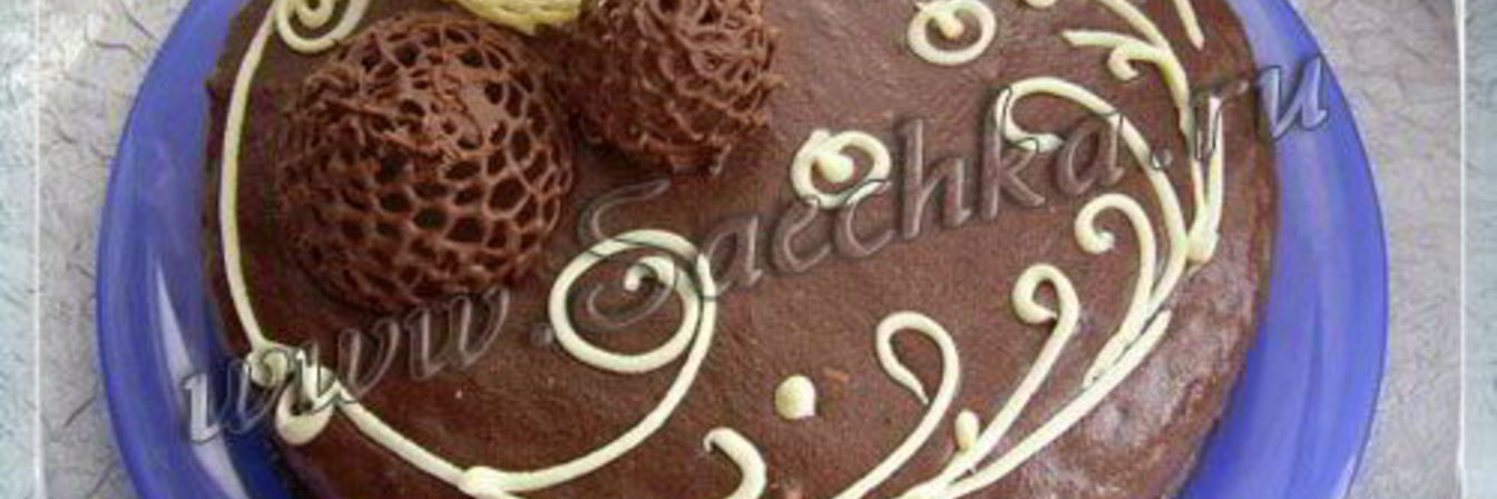 Рецепт Шоколадный торт с брусничным суфле