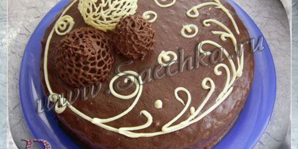 Как приготовить шоколадный торт с брусничным суфле