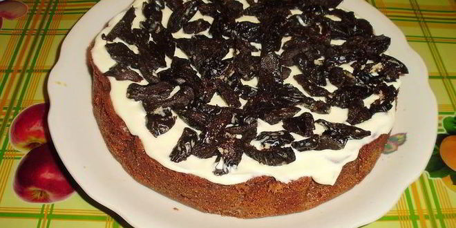 Рецепт шоколадный торт с черносливом