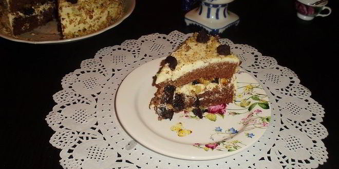 Рецепт шоколадный торт с черносливом