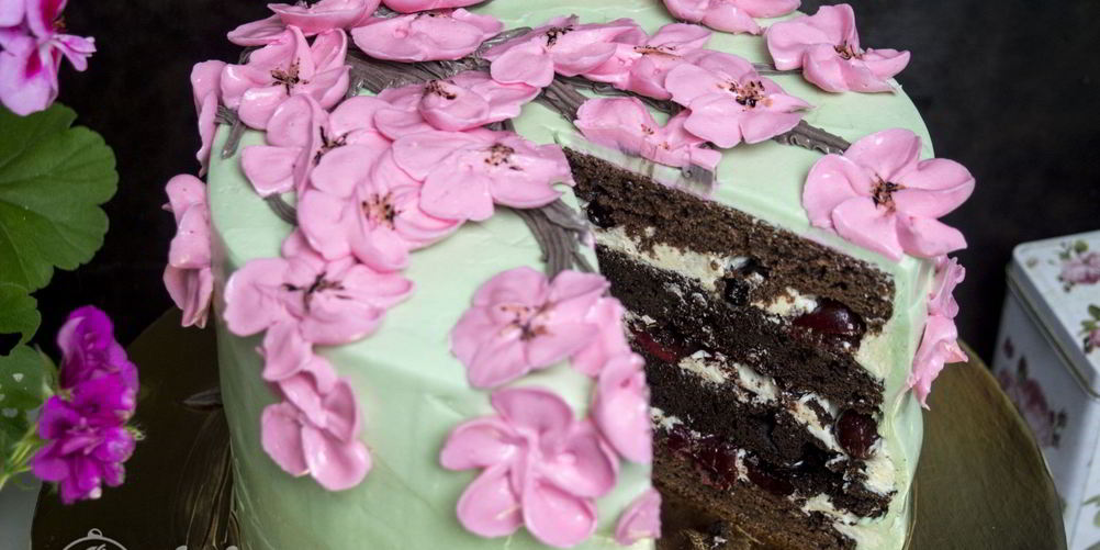 Рецепт торт с вишней и сметаной