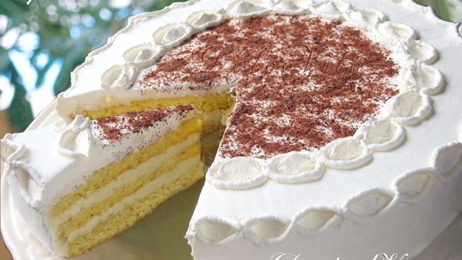 Рецепт Торт Белый трюфель