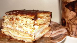 Рецепт Торт без выпечки из печенья