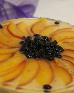 Торт чернично-персиковое суфле