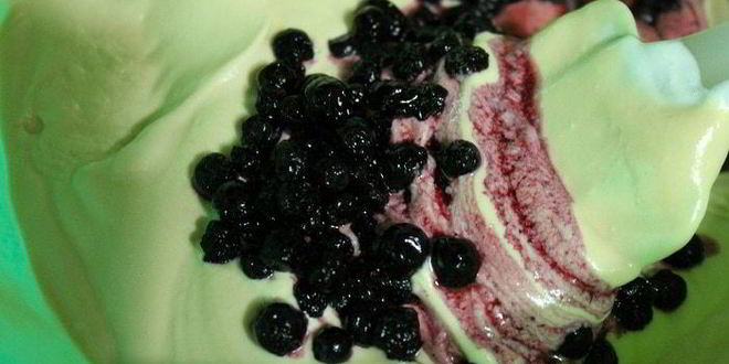 Рецепт торт чернично-персиковое суфле