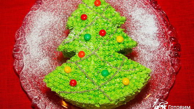 Рецепт Торт Елочка