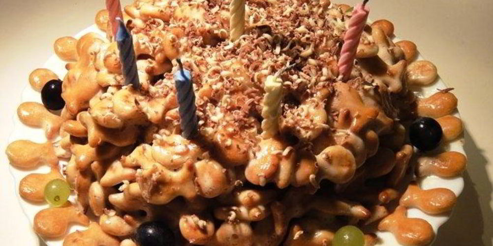 Как приготовить торт из печенья рыбки