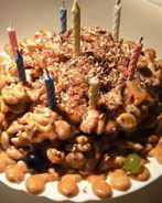 Торт из печенья Рыбки