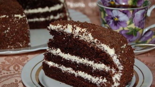 Рецепт Торт из варенья черной смородины