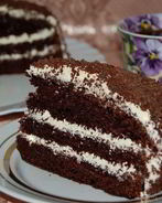 Торт из варенья черной смородины