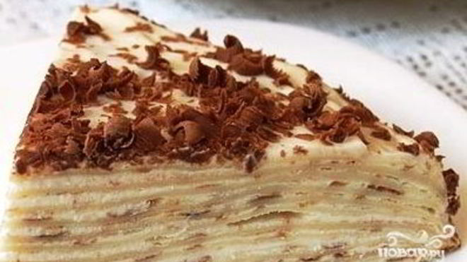 Рецепт Торт Крепвиль
