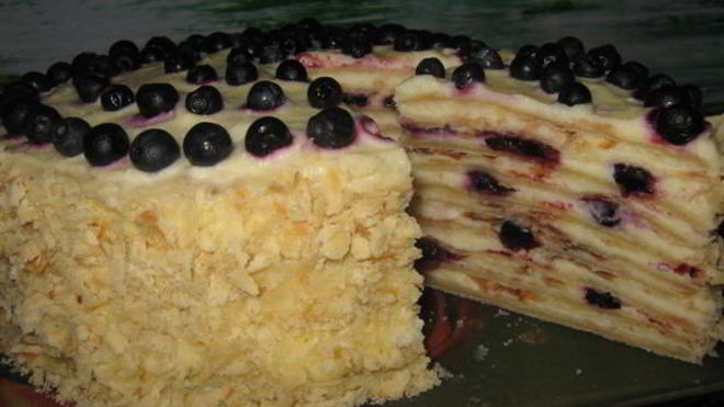 Рецепт Торт лесная ягодка