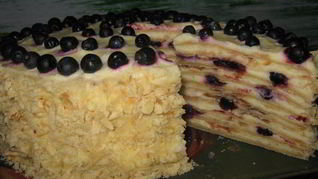 Рецепт Торт лесная ягодка