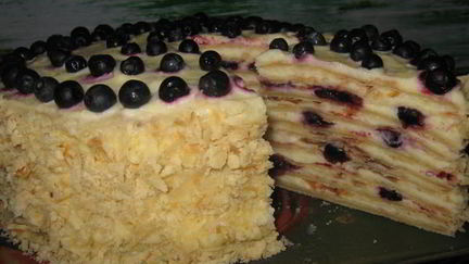 Рецепт Торт лесная ягодка