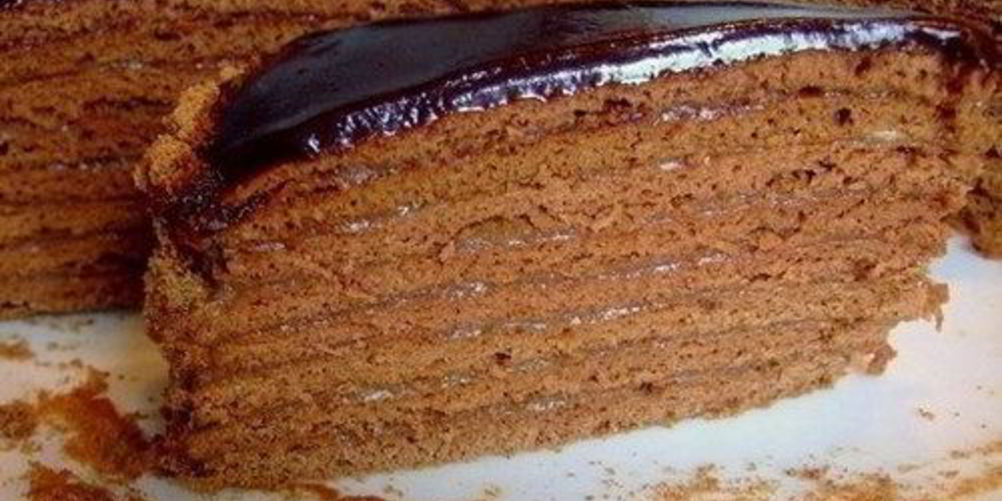 Как приготовить торт медовик с темным кремом