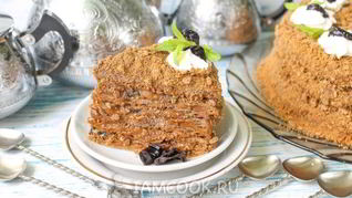 Рецепт Торт Медовик шоколадный