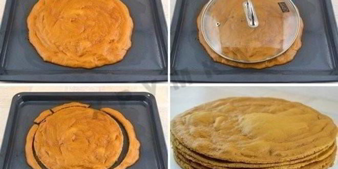 Рецепт торт медовик со сметанно-сливочным кремом