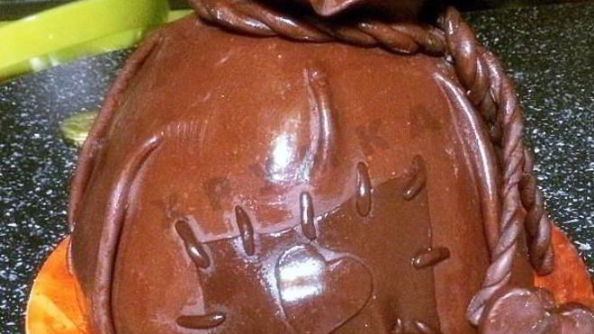 Рецепт Торт Мешочек с деньгами