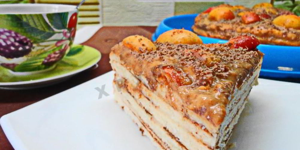 Рецепт медовик на сковороде