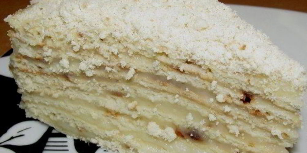 Как приготовить торт на сковороде с заварным кремом