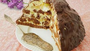 Рецепт Торт с ананасом и грецким орехом