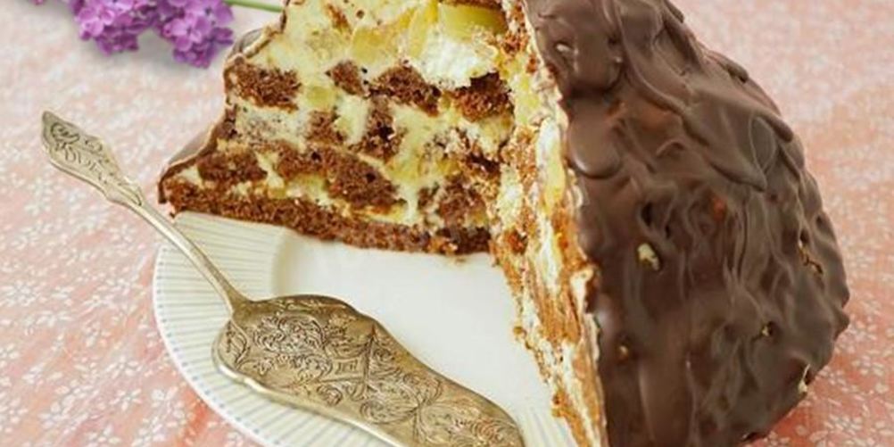 Как приготовить торт с ананасом и грецким орехом