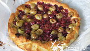 Рецепт Торт с крыжовником и миндальными сухарями