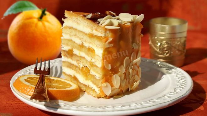 Рецепт Торт с песочными коржами и кремом