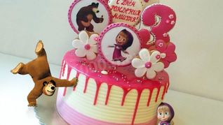 Рецепт Торт с пряниками маша и медведь