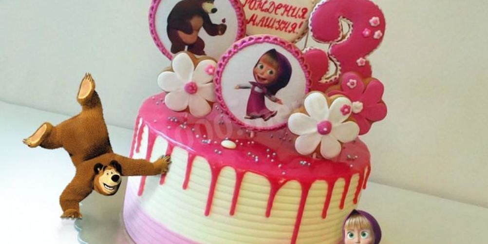 Как приготовить торт с пряниками маша и медведь