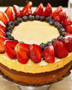 Торт Шоколад и клубника со сгущенным молоком