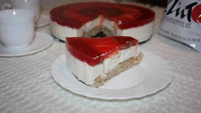 Рецепт Творожный торт с фруктами