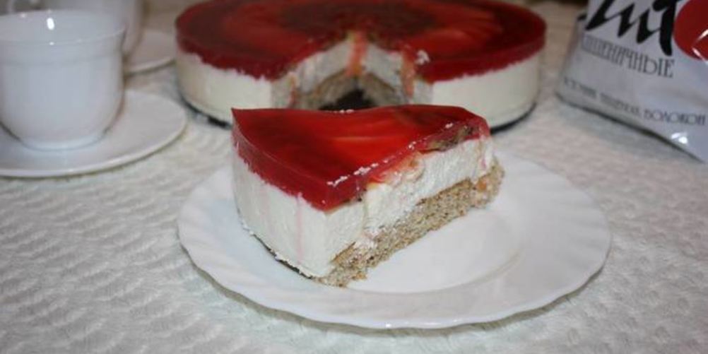 Как приготовить творожный торт с фруктами