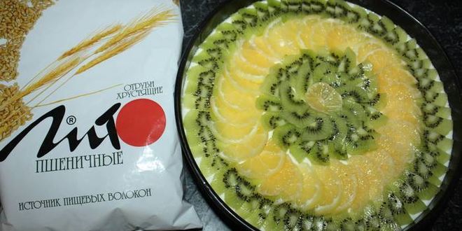 Рецепт творожного торта с фруктами