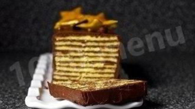 Рецепт Венгерский торт Добош