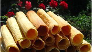 Рецепт Вафельных трубочек