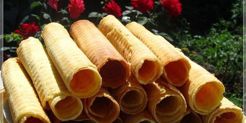 Как приготовить вафельные трубочки