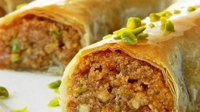 Рецепт Восточная пахлава с орехами