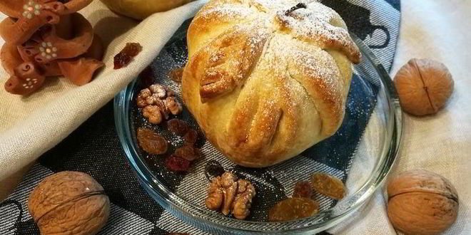 Рецепт яблоки в тесте с сюрпризом