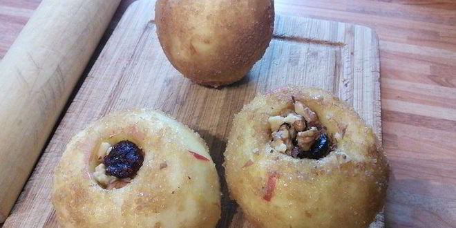 Рецепт яблоки в тесте с сюрпризом