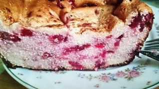 Рецепт Белковая творожная запеканка с ягодами