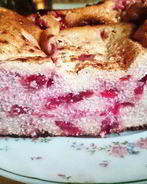 Белковая творожная запеканка с ягодами