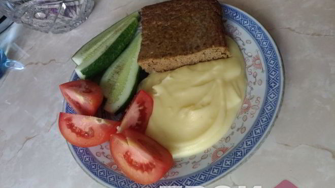 Рецепт Диетическая запеканка из печени с рисом в духовке