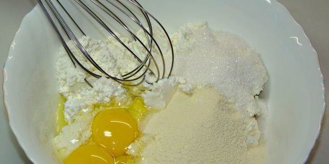 Рецепт двухслойная творожная запеканка