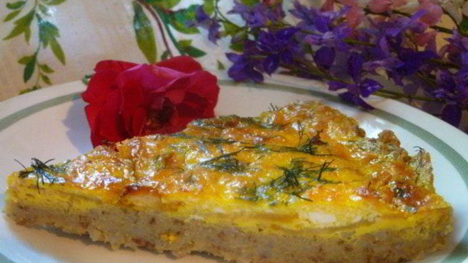 Рецепт Гречневая запеканка с кабачком
